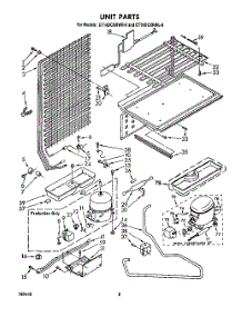 05 - Unit parts for Whirlpool Refrigerator ET14DCXRWR0 from AppliancePartsPros.com