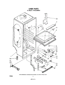 04 - Liner , Lit / Optional parts for Whirlpool Refrigerator ET14DC2MWR0 from AppliancePartsPros.com
