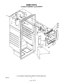 03 - Liner parts for Whirlpool Refrigerator ET16JMXRWR1 from AppliancePartsPros.com