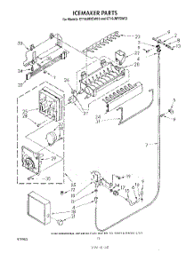 09 - Ice Maker , Not Illustrated parts for Whirlpool Refrigerator ET16JMXSW03 from AppliancePartsPros.com