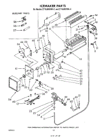 09 - Ice Maker , Not Illustrated parts for Whirlpool Refrigerator ET16JMXRWR2 from AppliancePartsPros.com