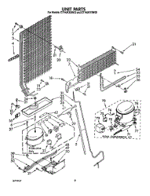 07 - Unit parts for Whirlpool Refrigerator ET14JKYXN03 from AppliancePartsPros.com