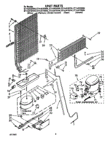 07 - Unit parts for Whirlpool Refrigerator ET14JKYSW04 from AppliancePartsPros.com