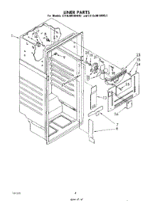 03 - Liner parts for Whirlpool Refrigerator ET16JM1MWR2 from AppliancePartsPros.com