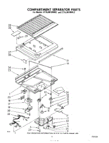 04 - Compartment Separator parts for Whirlpool Refrigerator ET16JM1MWR2 from AppliancePartsPros.com