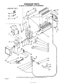 09 - Ice Maker , Not Illustrated parts for Whirlpool Refrigerator ET16JM1MWR2 from AppliancePartsPros.com