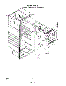 03 - Liner parts for Whirlpool Refrigerator ET16JMXSW00 from AppliancePartsPros.com