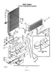 07 - Unit parts for Whirlpool Refrigerator ET16JMXSW00 from AppliancePartsPros.com