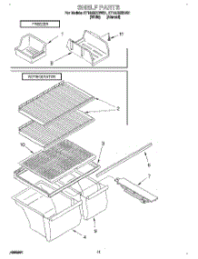 06 - Shelf, Lit / Optional parts for Whirlpool Refrigerator ET16JMXDW01 from AppliancePartsPros.com