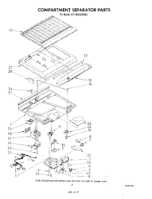 04 - Compartment Separator parts for Whirlpool Refrigerator ET14EKXRWR1 from AppliancePartsPros.com