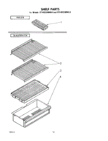 06 - Shelf parts for Whirlpool Refrigerator ET14DCXMWL0 from AppliancePartsPros.com