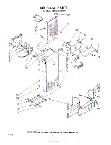 04 - Airflow parts for Whirlpool Refrigerator EHD252SMWR1 from AppliancePartsPros.com