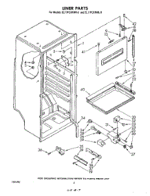 03 - Liner parts for Whirlpool Refrigerator EL11PCXRWR0 from AppliancePartsPros.com