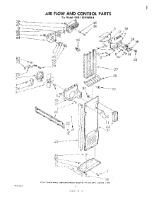 03 - Air Flow And Control parts for Whirlpool Refrigerator EHD192VKWR0 from AppliancePartsPros.com