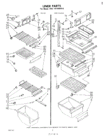 04 - Liner parts for Whirlpool Refrigerator EHD192VKWR0 from AppliancePartsPros.com