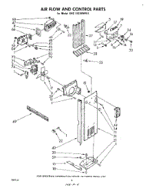 03 - Air Flow And Control parts for Whirlpool Refrigerator EHD192XKWR0 from AppliancePartsPros.com