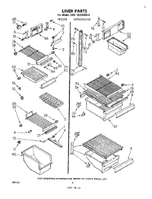 04 - Liner parts for Whirlpool Refrigerator EHD192XKWR0 from AppliancePartsPros.com