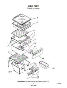 04 - Shelf parts for Whirlpool Refrigerator ED27RQXWW11 from AppliancePartsPros.com