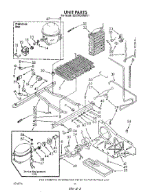 10 - Unit parts for Whirlpool Refrigerator ED27RQXWW11 from AppliancePartsPros.com