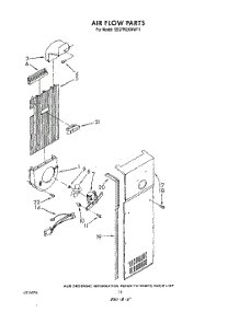 11 - Air Flow parts for Whirlpool Refrigerator ED27RQXWW11 from AppliancePartsPros.com