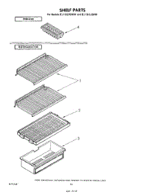 06 - Shelf , Not Illustrated And Optional parts for Whirlpool Refrigerator EL11SCLSW00 from AppliancePartsPros.com