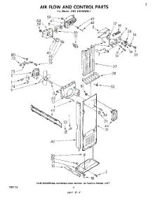 03 - Air Flow And Control parts for Whirlpool Refrigerator EHD192VKWR1 from AppliancePartsPros.com