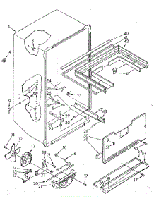 Interior parts for Whirlpool Refrigerator EF19MKXSM01 from AppliancePartsPros.com
