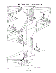 05 - Airflow And Control parts for Whirlpool Refrigerator EHD221MTWR2 from AppliancePartsPros.com