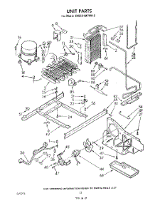 07 - Unit parts for Whirlpool Refrigerator EHD221MTWR2 from AppliancePartsPros.com