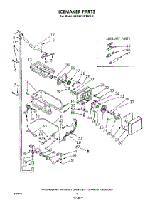 08 - Icemaker parts for Whirlpool Refrigerator EHD221MTWR2 from AppliancePartsPros.com
