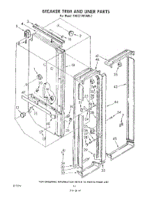 09 - Breaker Trim And Liner parts for Whirlpool Refrigerator EHD221MTWR2 from AppliancePartsPros.com