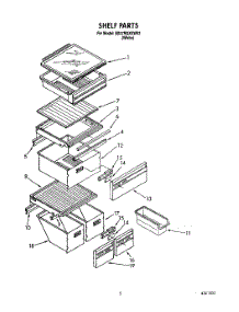 04 - Shelf parts for Whirlpool Refrigerator ED27RQXXW02 from AppliancePartsPros.com