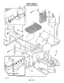 10 - Unit parts for Whirlpool Refrigerator ED27RQXWW00 from AppliancePartsPros.com
