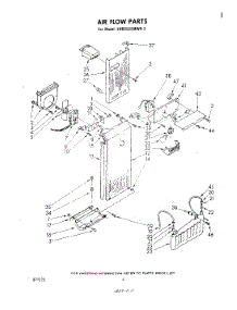 04 - Air Flow parts for Whirlpool Refrigerator EHD252SMWR2 from AppliancePartsPros.com