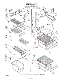 04 - Liner parts for Whirlpool Refrigerator EHD191ZKWR0 from AppliancePartsPros.com