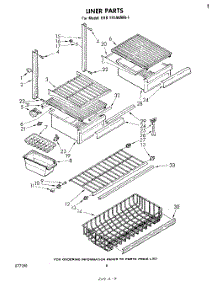 04 - Liner parts for Whirlpool Refrigerator EHB191AKWR1 from AppliancePartsPros.com