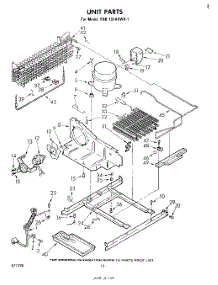 07 - Unit parts for Whirlpool Refrigerator EHB191AKWR1 from AppliancePartsPros.com
