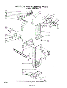 03 - Airflow And Control parts for Whirlpool Refrigerator EHD191VKWR0 from AppliancePartsPros.com