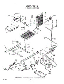 06 - Unit parts for Whirlpool Refrigerator EHD191VKWR0 from AppliancePartsPros.com