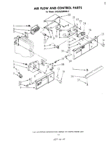11 - Air Flow And Control parts for Whirlpool Refrigerator EHD252SMWR2 from AppliancePartsPros.com