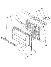 Freezer Door parts for Whirlpool Refrigerator EF19MKXSF01 from AppliancePartsPros.com