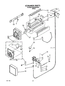 13 - Icemaker, Lit / Optional parts for Whirlpool Refrigerator ED27RQXXW01 from AppliancePartsPros.com