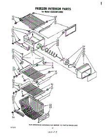 10 - Freezer Interior parts for Whirlpool Refrigerator ED25SM1LWR0 from AppliancePartsPros.com