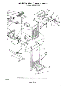04 - Air Flow And Control parts for Whirlpool Refrigerator ED26MK1LWR0 from AppliancePartsPros.com