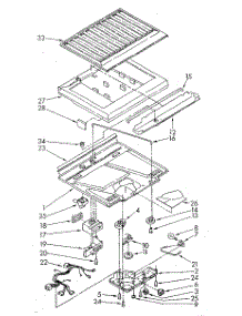 Compartment Separator parts for Whirlpool Refrigerator ET14JKXSF02 from AppliancePartsPros.com