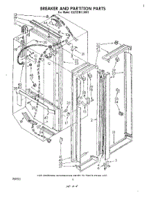 03 - Breaker And Partition parts for Whirlpool Refrigerator ED25SM1LWR1 from AppliancePartsPros.com