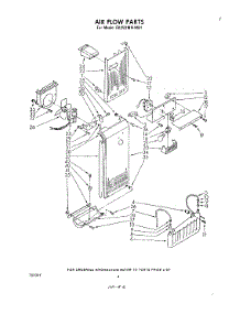 04 - Air Flow parts for Whirlpool Refrigerator ED25SM1LWR1 from AppliancePartsPros.com