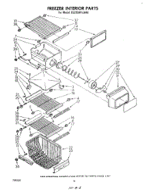 09 - Freezer Interior parts for Whirlpool Refrigerator ED25SM1LWR1 from AppliancePartsPros.com