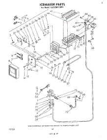 11 - Icemaker parts for Whirlpool Refrigerator ED25SM1LWR1 from AppliancePartsPros.com