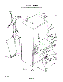03 - Cabinet parts for Whirlpool Refrigerator ET12CCLWW00 from AppliancePartsPros.com